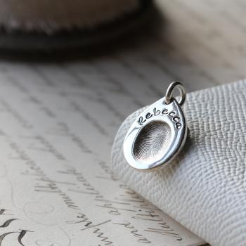 Individual Fingerprint Teardrop Pendant (classic range)