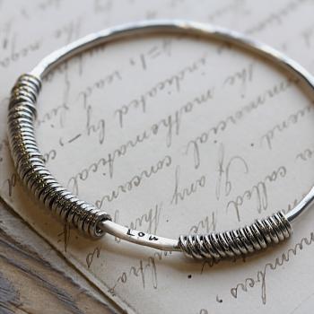 Silver Milestone Bangle