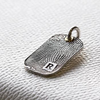 Fingerprint Dog Tag Pendant - Solo