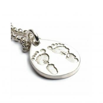 Individual Hand & Footprint Teardrop Charm